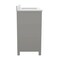 Flash Furniture Vega 48 Inch Bathroom Vanity w/Sink, Storage Cabinet w/Soft Close Doors, and 9 Drawers, Gray FS-BN-2-48-GY-GG - alternate 4